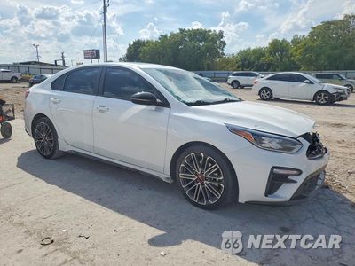 Czwarte zdjęcie samochodu z boku: 2021 KIA FORTE GT VIN:3KPF44AC8ME358569 - miniatura