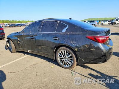 Drugie zdjęcie samochodu z przodu: 2019 INFINITI Q50 3.0T LUXE VIN:JN1EV7AR0KM594147 - miniatura