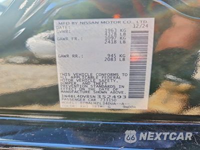 Zdjęcie 13 z 13 samochodu: 2025 NISSAN ALTIMA SV VIN:1N4BL4DV8SN352493 - miniatura
