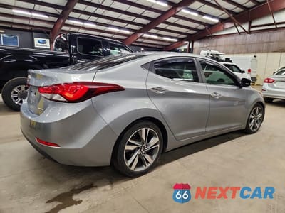 Trzecie zdjęcie samochodu z tyłu: 2015 HYUNDAI ELANTRA LIMITED VIN:KMHDH4AE0FU390252 - miniatura