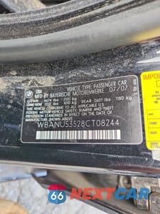 Zdjęcie 12 z 12 samochodu: 2008 BMW 528 I VIN:WBANU53528CT08244 - miniatura