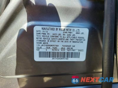 Zdjęcie 12 z 12 samochodu: 2013 INFINITI G37 SEDAN X VIN:JN1CV6AR6DM757369 - miniatura