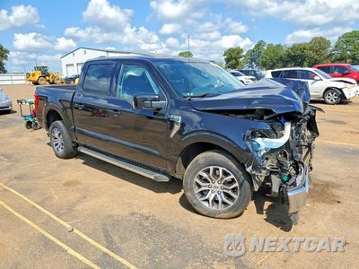 Czwarte zdjęcie samochodu z boku: 2022 FORD F150 SUPERCREW VIN:1FTEW1C57NKD56250 - miniatura