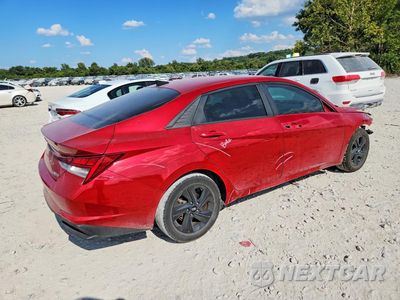 Trzecie zdjęcie samochodu z tyłu: 2022 HYUNDAI ELANTRA BLUE VIN:KMHLM4AJ1NU028143 - miniatura