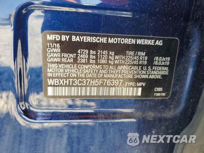Zdjęcie 13 z 13 samochodu: 2017 BMW X1 XDRIVE28I VIN:WBXHT3C37H5F76397 - miniatura