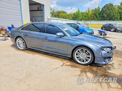 Czwarte zdjęcie samochodu z boku: 2017 AUDI A8 L QUATTRO VIN:WAU44AFD6HN017449 - miniatura