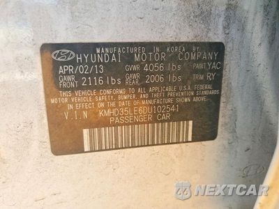 Zdjęcie 12 z 12 samochodu: 2013 HYUNDAI ELANTRA GT BASE VIN:KMHD35LE6DU102541 - miniatura