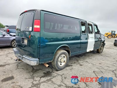 Trzecie zdjęcie samochodu z tyłu: 2014 CHEVROLET EXPRESS G3500 LT VIN:1GAZG1FGXE1184662 - miniatura