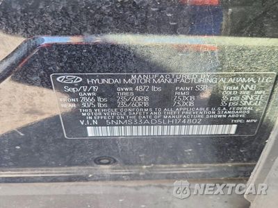 Zdjęcie 13 z 13 samochodu: 2020 HYUNDAI SANTA FE SEL VIN:5NMS33AD5LH174802 - miniatura