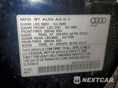 Zdjęcie 13 z 13 samochodu: 2017 AUDI Q7 PRESTIGE VIN:WA1VAAF71HD044729 - miniatura