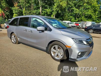 Czwarte zdjęcie samochodu z boku: 2018 HONDA ODYSSEY EXL VIN:5FNRL6H70JB041945 - miniatura