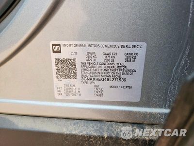 Zdjęcie 14 z 14 samochodu: 2025 CHEVROLET EQUINOX LT VIN:3GNAXHEG4SL271936 - miniatura