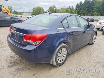 Trzecie zdjęcie samochodu z tyłu: 2011 CHEVROLET CRUZE LS VIN:1G1PC5SH2B7245956 - miniatura