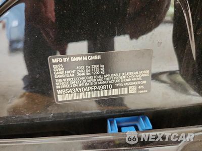 Zdjęcie 13 z 13 samochodu: 2023 BMW M3 COMPETITION VIN:WBS43AY04PFP49810 - miniatura
