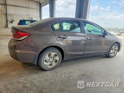 Trzecie zdjęcie samochodu z tyłu: 2013 HONDA CIVIC VIN:2HGFB2F50DH582283 - miniatura