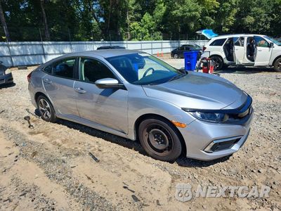 Czwarte zdjęcie samochodu z boku: 2020 HONDA CIVIC LX VIN:19XFC2F65LE021690 - miniatura