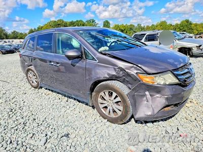 Czwarte zdjęcie samochodu z boku: 2015 HONDA ODYSSEY EXL VIN:5FNRL5H60FB098882 - miniatura