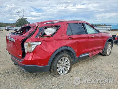 Trzecie zdjęcie samochodu z tyłu: 2020 FORD EXPLORER LIMITED VIN:1FMSK7FHXLGA17694 - miniatura
