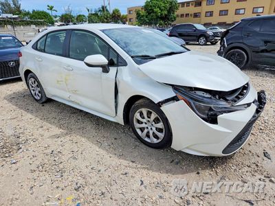 Czwarte zdjęcie samochodu z boku: 2020 TOYOTA COROLLA LE VIN:JTDEPRAE5LJ061326 - miniatura