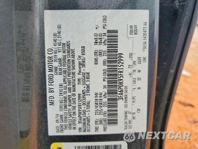 Zdjęcie 12 z 12 samochodu: 2015 FORD FUSION TITANIUM VIN:3FA6P0K95FR152999 - miniatura