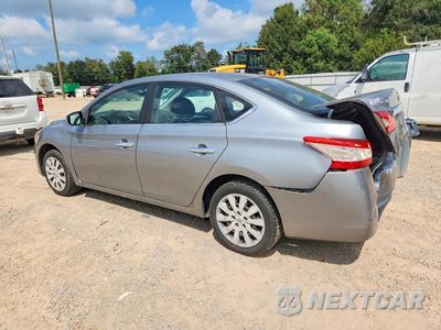 Drugie zdjęcie samochodu z przodu: 2014 NISSAN SENTRA S VIN:3N1AB7AP6EY262110 - miniatura
