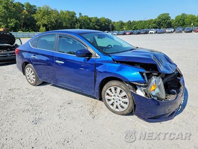 Czwarte zdjęcie samochodu z boku: 2019 NISSAN SENTRA S VIN:3N1AB7AP6KY366589 - miniatura