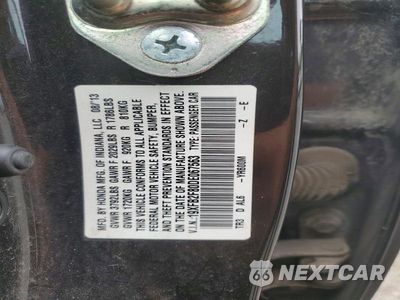 Zdjęcie 12 z 12 samochodu: 2013 HONDA CIVIC EX VIN:19XFB2F80DE067563 - miniatura
