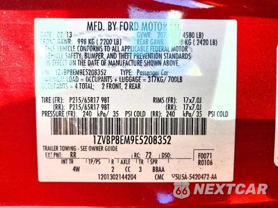 Zdjęcie 12 z 12 samochodu: 2014 FORD MUSTANG VIN:1ZVBP8EM9E5208352 - miniatura