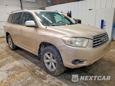 Czwarte zdjęcie samochodu z boku: 2010 TOYOTA HIGHLANDER BASE VIN:5TDBK3EH5AS010377 - miniatura