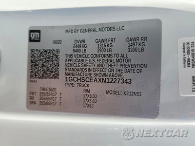 Zdjęcie 13 z 13 samochodu: 2022 CHEVROLET COLORADO LT VIN:1GCHSCEAXN1227343 - miniatura