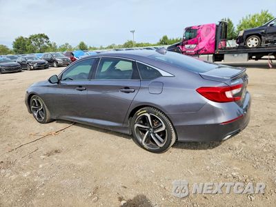 Drugie zdjęcie samochodu z przodu: 2018 HONDA ACCORD SPORT VIN:1HGCV1F37JA063681 - miniatura