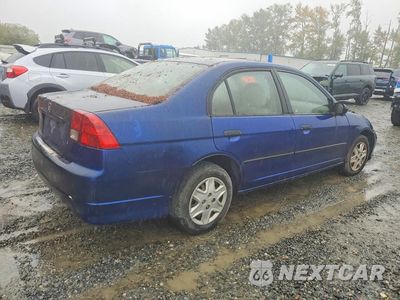 Trzecie zdjęcie samochodu z tyłu: 2004 HONDA CIVIC DX VP VIN:2HGES16394H573425 - miniatura