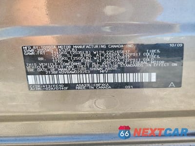 Zdjęcie 14 z 14 samochodu: 2010 TOYOTA RAV4 BASE VIN:2T3BF4DV8AW029263 - miniatura