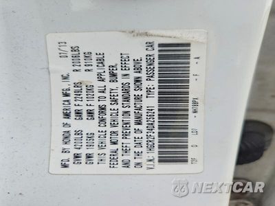 Zdjęcie 12 z 12 samochodu: 2013 HONDA ACCORD LX VIN:1HGCR2F34DA256241 - miniatura