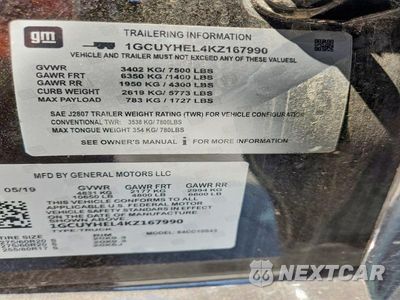 Zdjęcie 13 z 13 samochodu: 2020 CHEVROLET SILVERADO K1500 HIGH COUNTRY VIN:1GCUYHEL4KZ167990 - miniatura