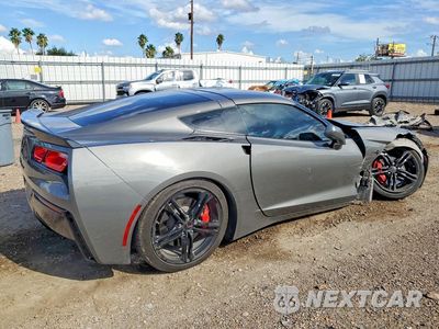 Trzecie zdjęcie samochodu z tyłu: 2016 CHEVROLET CORVETTE STINGRAY 2LT VIN:1G1YD2D76G5114911 - miniatura