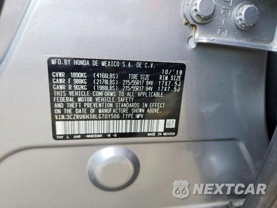 Zdjęcie 14 z 14 samochodu: 2020 HONDA HR-V LX VIN:3CZRU6H38LG701506 - miniatura