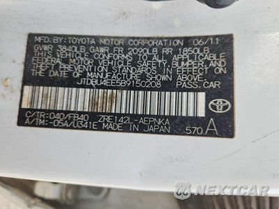Zdjęcie 12 z 12 samochodu: 2011 TOYOTA COROLLA LE VIN:JTDBU4EE5B9150208 - miniatura