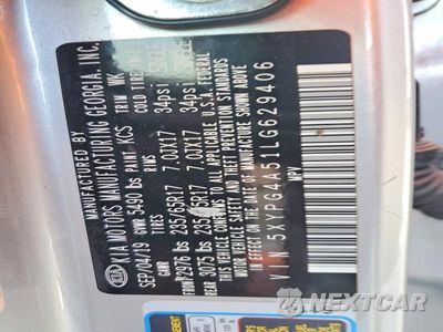 Zdjęcie 13 z 13 samochodu: 2020 KIA SORENTO S VIN:5XYPG4A51LG629406 - miniatura