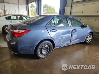 Trzecie zdjęcie samochodu z tyłu: 2014 TOYOTA COROLLA LE VIN:5YFBURHE5EP002972 - miniatura