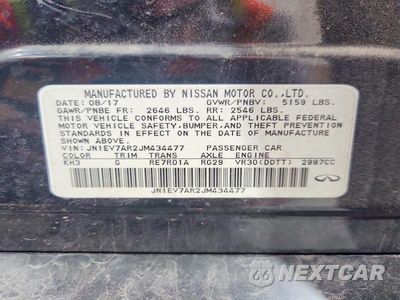 Zdjęcie 12 z 12 samochodu: 2018 INFINITI Q50 3.0T SPORT VIN:JN1EV7AR2JM434477 - miniatura