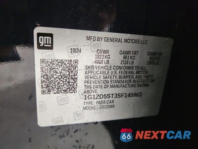 Zdjęcie 12 z 12 samochodu: 2025 CHEVROLET MALIBU LT VIN:1G1ZD5ST3SF145963 - miniatura
