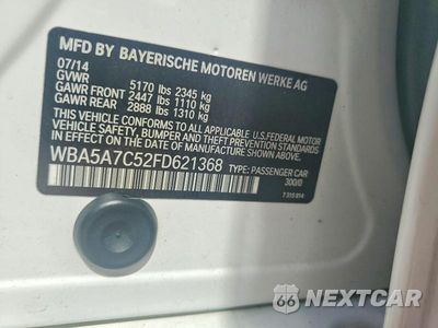 Zdjęcie 12 z 12 samochodu: 2015 BMW 528 XI VIN:WBA5A7C52FD621368 - miniatura