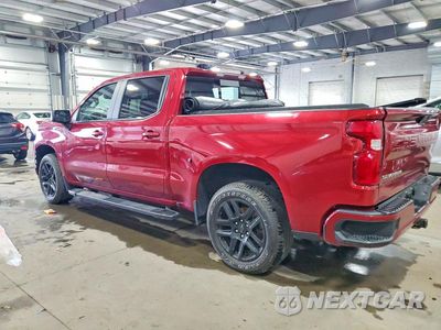 Drugie zdjęcie samochodu z przodu: 2019 CHEVROLET SILVERADO K1500 RST VIN:1GCUYEED6KZ144461 - miniatura