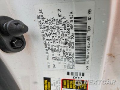 Zdjęcie 12 z 12 samochodu: 2008 TOYOTA TACOMA BASE VIN:5TENX22N08Z589164 - miniatura