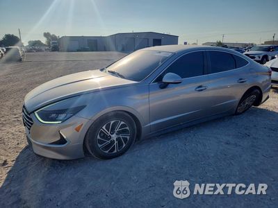 2021 HYUNDAI SONATA HYBRID BLUE KMHL24JJ8MA030252 - główne zdjęcie licytacji z USA - miniatura