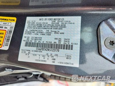 Zdjęcie 12 z 12 samochodu: 2022 FORD MUSTANG VIN:1FA6P8TH2N5122770 - miniatura