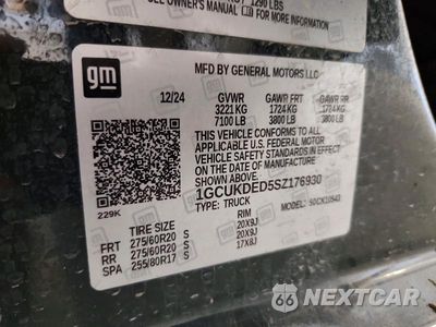 Zdjęcie 13 z 13 samochodu: 2025 CHEVROLET SILVERADO K1500 LT VIN:1GCUKDED5SZ176930 - miniatura