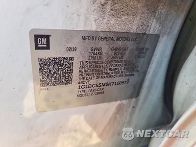 Zdjęcie 12 z 12 samochodu: 2019 CHEVROLET CRUZE LS VIN:1G1BC5SM2K7150577 - miniatura