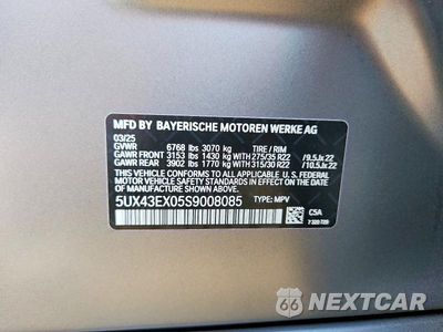 Zdjęcie 13 z 13 samochodu: 2025 BMW X6 M60I VIN:5UX43EX05S9008085 - miniatura